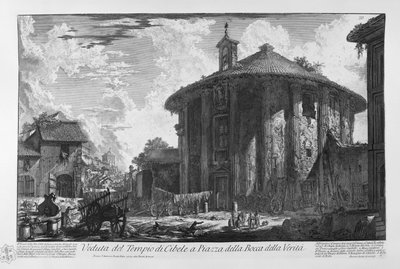 View of the Temple of Cybele by Giovanni Battista Piranesi